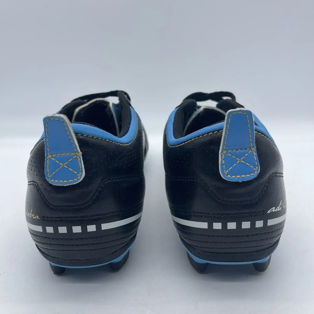 Adidas AdiQuestra IV MG G40715 Men's Size 12 Soccer Cleats Black Blue Athletic